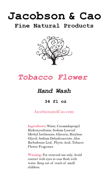 Tobacco Flower Hand Wash Refill<p> 34 fl oz </p>